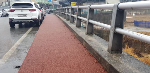 영진아파트 교량 교량 보도 시공 현장